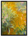 Claude Monet - Weg durch die Schwertlilien  auf Leinwandbild gerahmt Größe 80x60