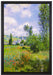 Claude Monet - Aussicht von Vétheuil- Impression  auf Leinwandbild gerahmt Größe 60x40