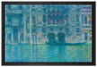 Claude Monet - Palazzo da Mula in Venedig  auf Leinwandbild gerahmt Größe 60x40