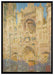 Claude Monet - Kathedrale von Rouen II auf Leinwandbild gerahmt Größe 100x70