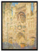 Claude Monet - Kathedrale von Rouen II  auf Leinwandbild gerahmt Größe 80x60