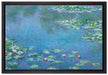 Claude Monet - Seerosen IV  auf Leinwandbild gerahmt Größe 60x40