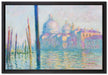 Claude Monet - Der große Kanal Venedig  auf Leinwandbild gerahmt Größe 60x40