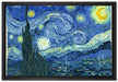 Vincent Van Gogh - Die Sternennacht  auf Leinwandbild gerahmt Größe 60x40