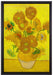 Vincent Van Gogh - Sonnenblumen II  auf Leinwandbild gerahmt Größe 60x40