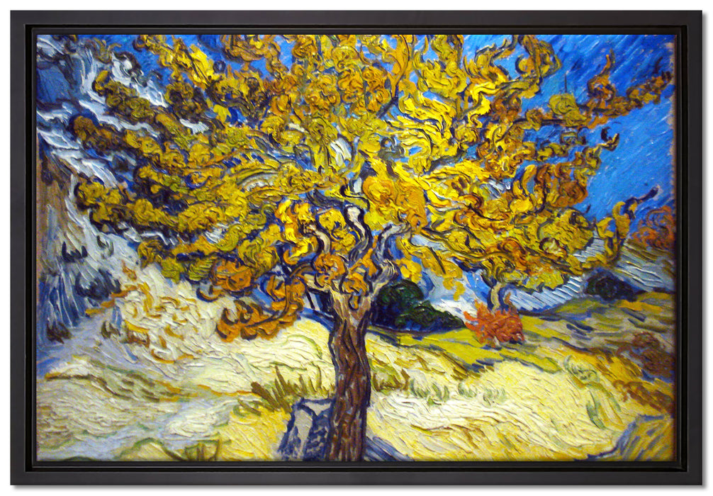 Vincent Van Gogh - Maulbeerbaum  auf Leinwandbild gerahmt Größe 60x40