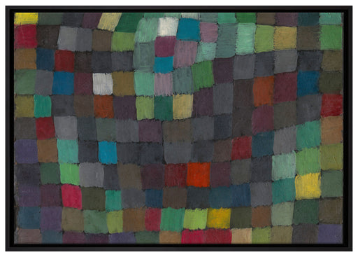 Paul Klee - May Picture auf Leinwandbild gerahmt Größe 100x70
