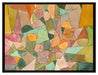 Paul Klee - Unbenannt  auf Leinwandbild gerahmt Größe 80x60