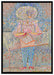 Paul Klee - Junge im schicken Gewand auf Leinwandbild gerahmt Größe 100x70