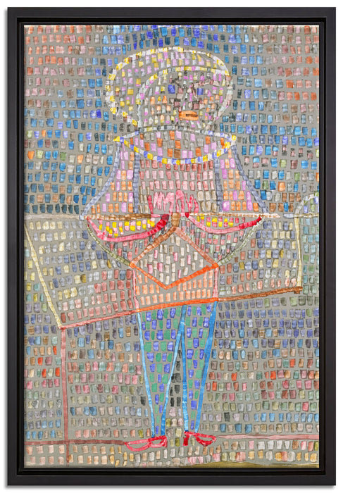 Paul Klee - Junge im schicken Gewand  auf Leinwandbild gerahmt Größe 60x40