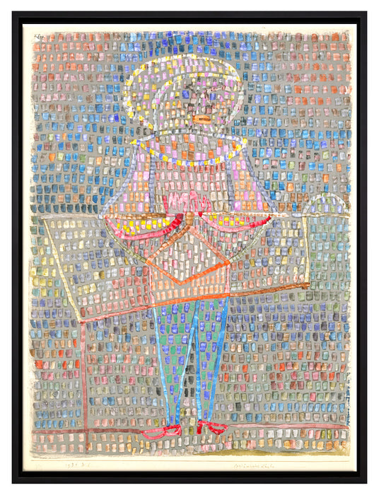 Paul Klee - Junge im schicken Gewand  auf Leinwandbild gerahmt Größe 80x60