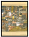 Paul Klee - Norddeutsche Stadt  auf Leinwandbild gerahmt Größe 80x60