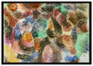 Paul Klee - Triebkraft des Waldes auf Leinwandbild gerahmt Größe 100x70