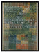 Paul Klee - Struktural I  auf Leinwandbild gerahmt Größe 80x60