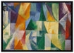 Robert Delaunay - Gleichzeitig geöffnete Fenster auf Leinwandbild gerahmt Größe 100x70