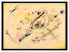 Wassily Kandinsky - Helles Bild  auf Leinwandbild gerahmt Größe 80x60