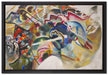 Wassily Kandinsky - Bild mit weißem Rand  auf Leinwandbild gerahmt Größe 60x40