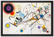Wassily Kandinsky - Komposition  auf Leinwandbild gerahmt Größe 60x40