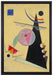Wassily Kandinsky - Helle Einheit  auf Leinwandbild gerahmt Größe 60x40