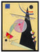 Wassily Kandinsky - Helle Einheit  auf Leinwandbild gerahmt Größe 80x60