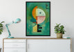 Wassily Kandinsky - Empor auf Leinwandbild gerahmt verschiedene Größen im Wohnzimmer