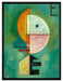 Wassily Kandinsky - Empor  auf Leinwandbild gerahmt Größe 80x60