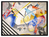 Wassily Kandinsky - Weißes Zentrum  auf Leinwandbild gerahmt Größe 80x60