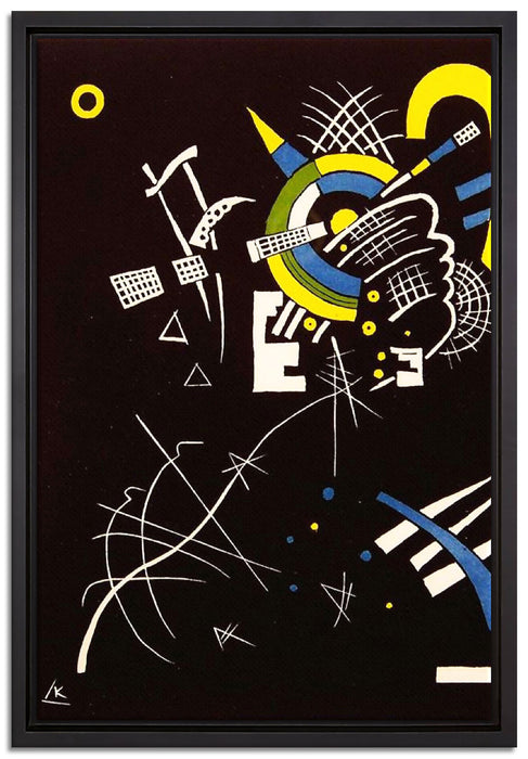 Wassily Kandinsky - Kleine Welten  auf Leinwandbild gerahmt Größe 60x40