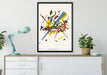 Wassily Kandinsky - Kleine Welten I auf Leinwandbild gerahmt verschiedene Größen im Wohnzimmer