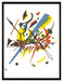 Wassily Kandinsky - Kleine Welten I  auf Leinwandbild gerahmt Größe 80x60