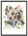Wassily Kandinsky - Lithographie für die vierte  auf Leinwandbild gerahmt Größe 80x60