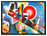 Wassily Kandinsky - Im Blau  auf Leinwandbild gerahmt Größe 80x60
