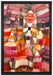 Paul Klee - Rosengarten  auf Leinwandbild gerahmt Größe 60x40