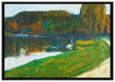 Wassily Kandinsky - Skizze für Abend auf Leinwandbild gerahmt Größe 100x70