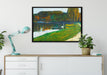 Wassily Kandinsky - Skizze für Abend auf Leinwandbild gerahmt verschiedene Größen im Wohnzimmer