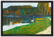 Wassily Kandinsky - Skizze für Abend  auf Leinwandbild gerahmt Größe 60x40
