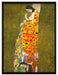 Gustav Klimt - Hoffnung II  auf Leinwandbild gerahmt Größe 80x60
