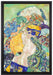 Gustav Klimt - Baby Wiege  auf Leinwandbild gerahmt Größe 60x40