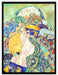 Gustav Klimt - Baby Wiege  auf Leinwandbild gerahmt Größe 80x60