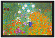 Gustav Klimt - Bauerngarten  auf Leinwandbild gerahmt Größe 60x40