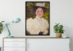 Gustav Klimt - Mädchen im Grünen auf Leinwandbild gerahmt verschiedene Größen im Wohnzimmer