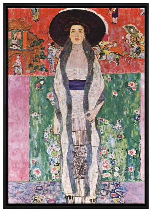 Gustav Klimt - Adele Bloch-Bauer II auf Leinwandbild gerahmt Größe 100x70