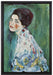Gustav Klimt - Bildnis einer Frau  auf Leinwandbild gerahmt Größe 60x40