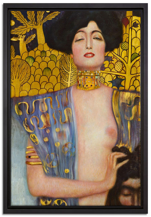 Gustav Klimt - Judith I  auf Leinwandbild gerahmt Größe 60x40