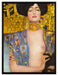 Gustav Klimt - Judith I  auf Leinwandbild gerahmt Größe 80x60