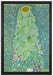 Gustav Klimt - Die Sonnenblume  auf Leinwandbild gerahmt Größe 60x40