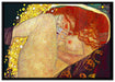 Gustav Klimt - Danaë auf Leinwandbild gerahmt Größe 100x70