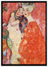 Gustav Klimt - Die Freundinnen auf Leinwandbild gerahmt Größe 100x70