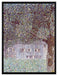 Gustav Klimt - Oberösterreichisches Bauernhaus  auf Leinwandbild gerahmt Größe 80x60