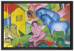 Franz Marc - Der Traum  auf Leinwandbild gerahmt Größe 60x40